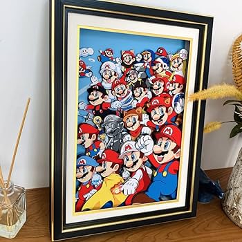 マリオフレンズ スーパーマリオデコレーション 絵画 マリオフレンズ スーパーマリオデコレーション 絵画 Amazon.co